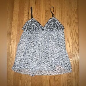 Black and White Night Top XL